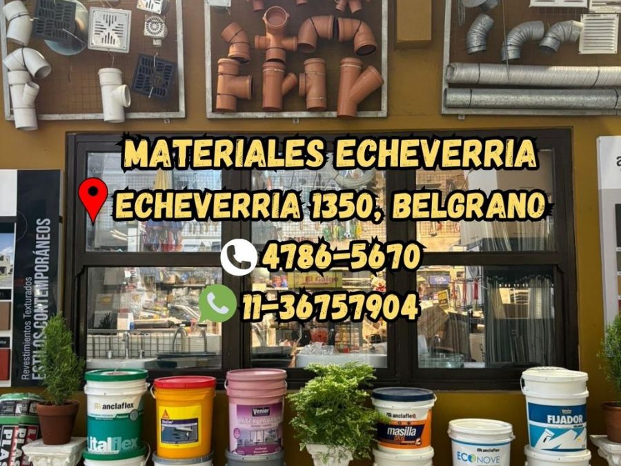 Echeverría 1350, Belgrano · Materiales Echeverría, corralón en Belgrano