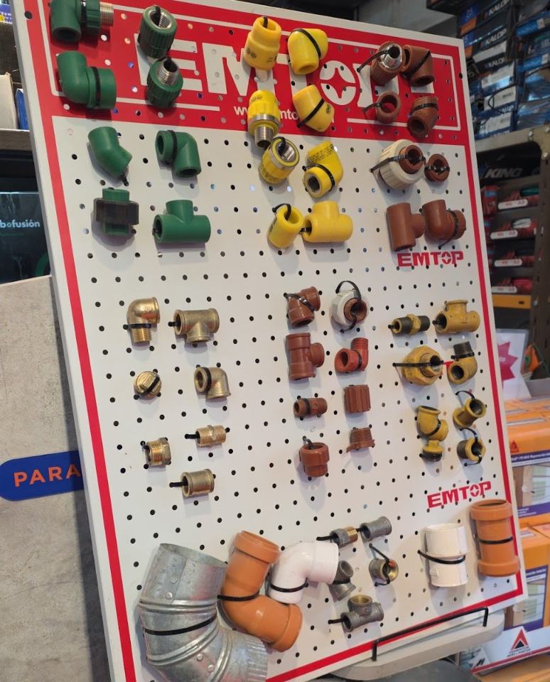 Accesorios de plomería · Materiales Echeverría, corralón en Belgrano